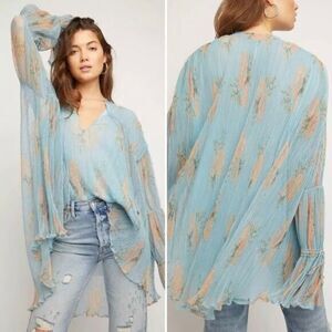 Free People NWT Dahlia Tunic Dress in Dark Combo Size M